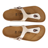 GIZEH Infradito Donna Metallizzate Perla Narrow Fit