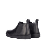 PONCHO Stivaletti Uomo Neri in Pelle