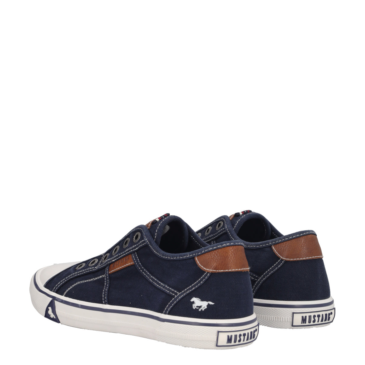 Sneakers Slip-on Uomo Blu Denim