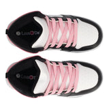 Sneakers Bambina Rosa, Bianche e Nere