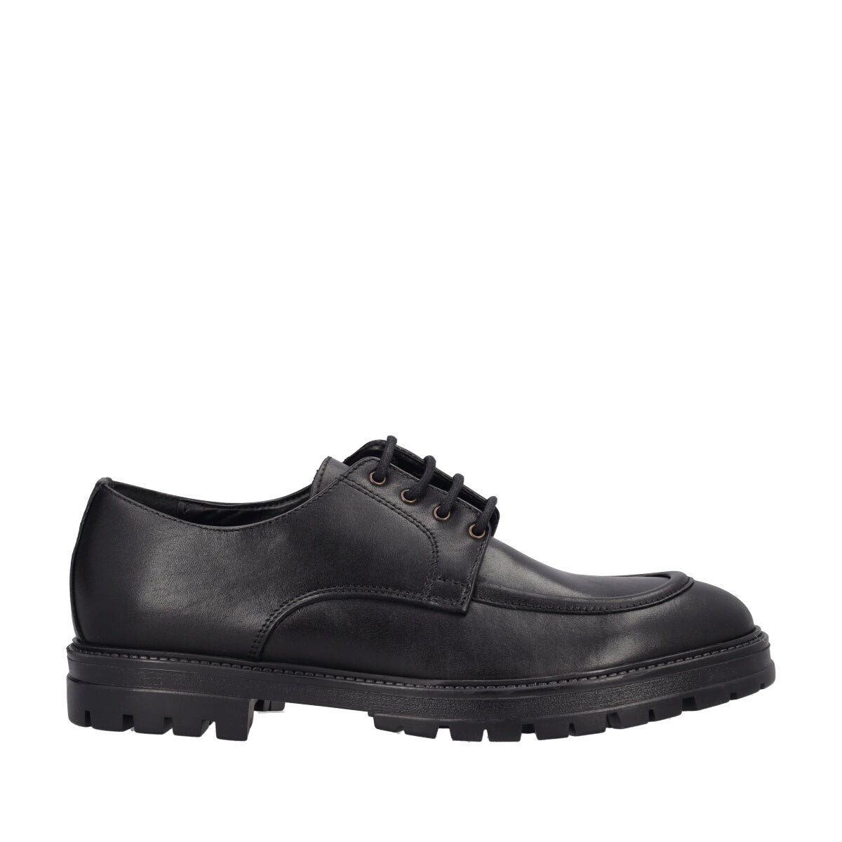 Scarpe eleganti e Cerimonia Uomo Nere in Pelle