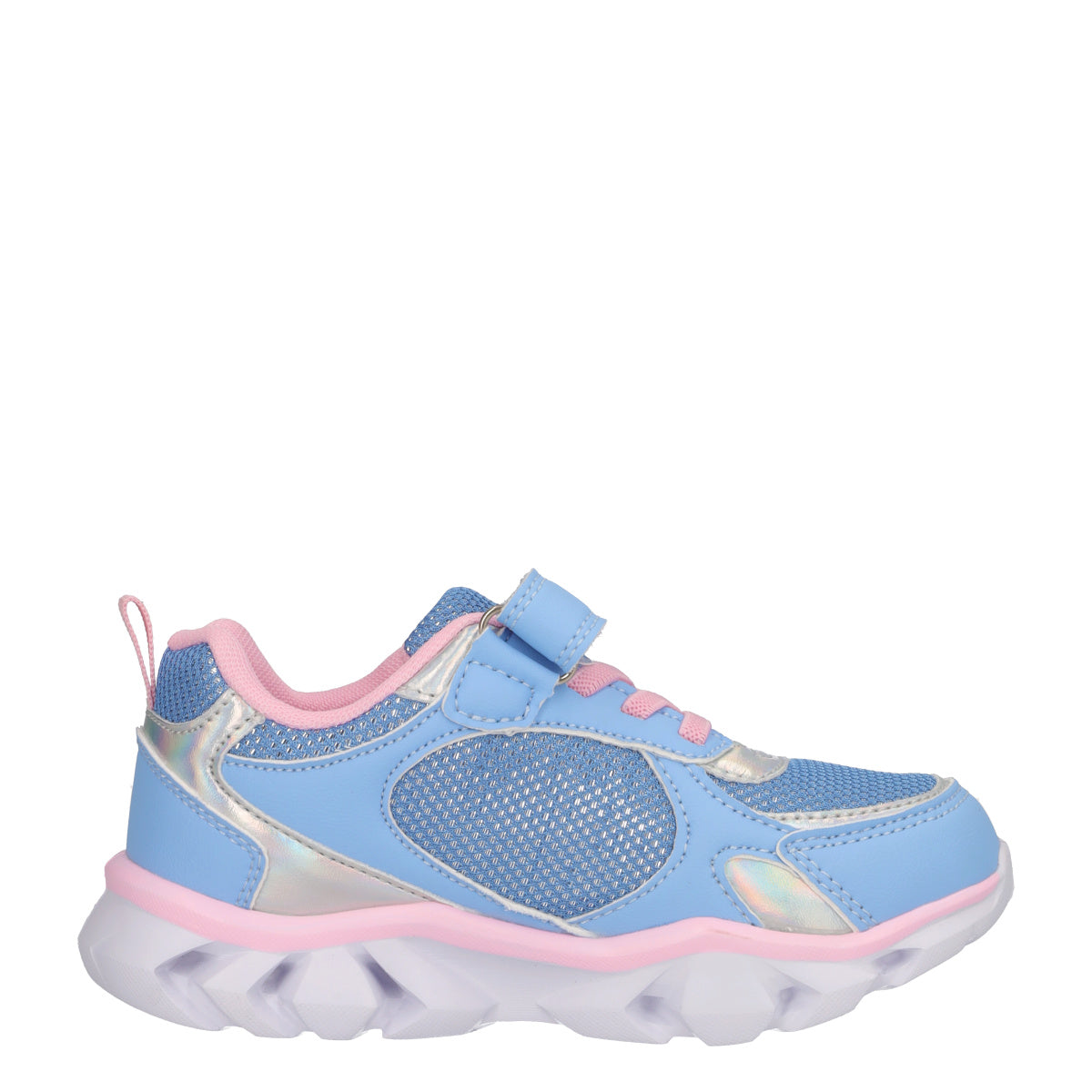 Sneakers Bambina Stitch con Luci Azzurre