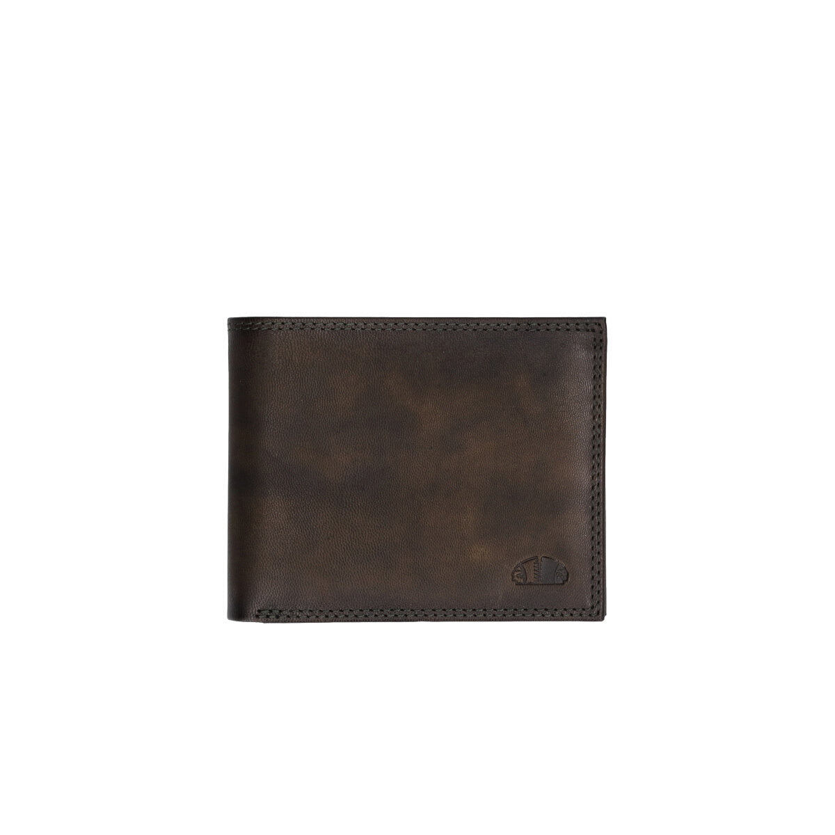 Portafogli Uomo in Pelle Marrone Militare