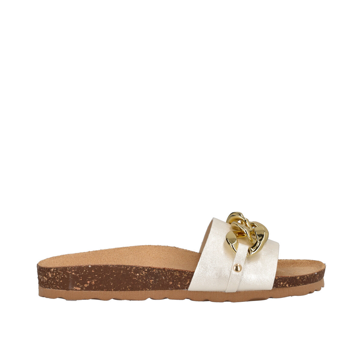 Ciabatte Donna Bianche e Oro