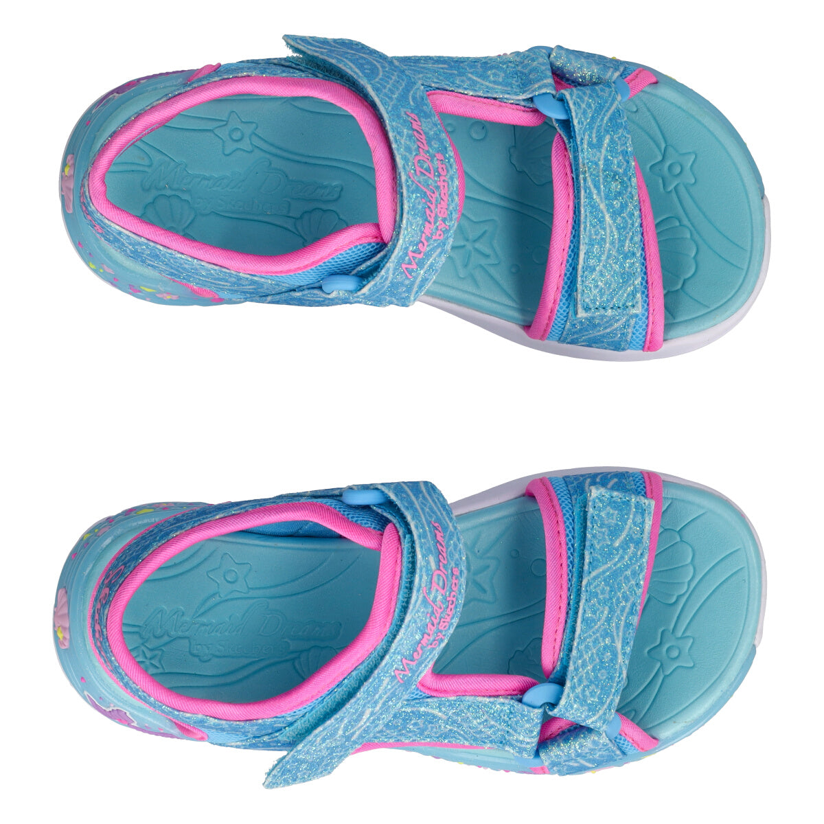 LIGHTS MERMAID DREAMS SAND Sandali Bambina Azzurri tema Sirene con Luci