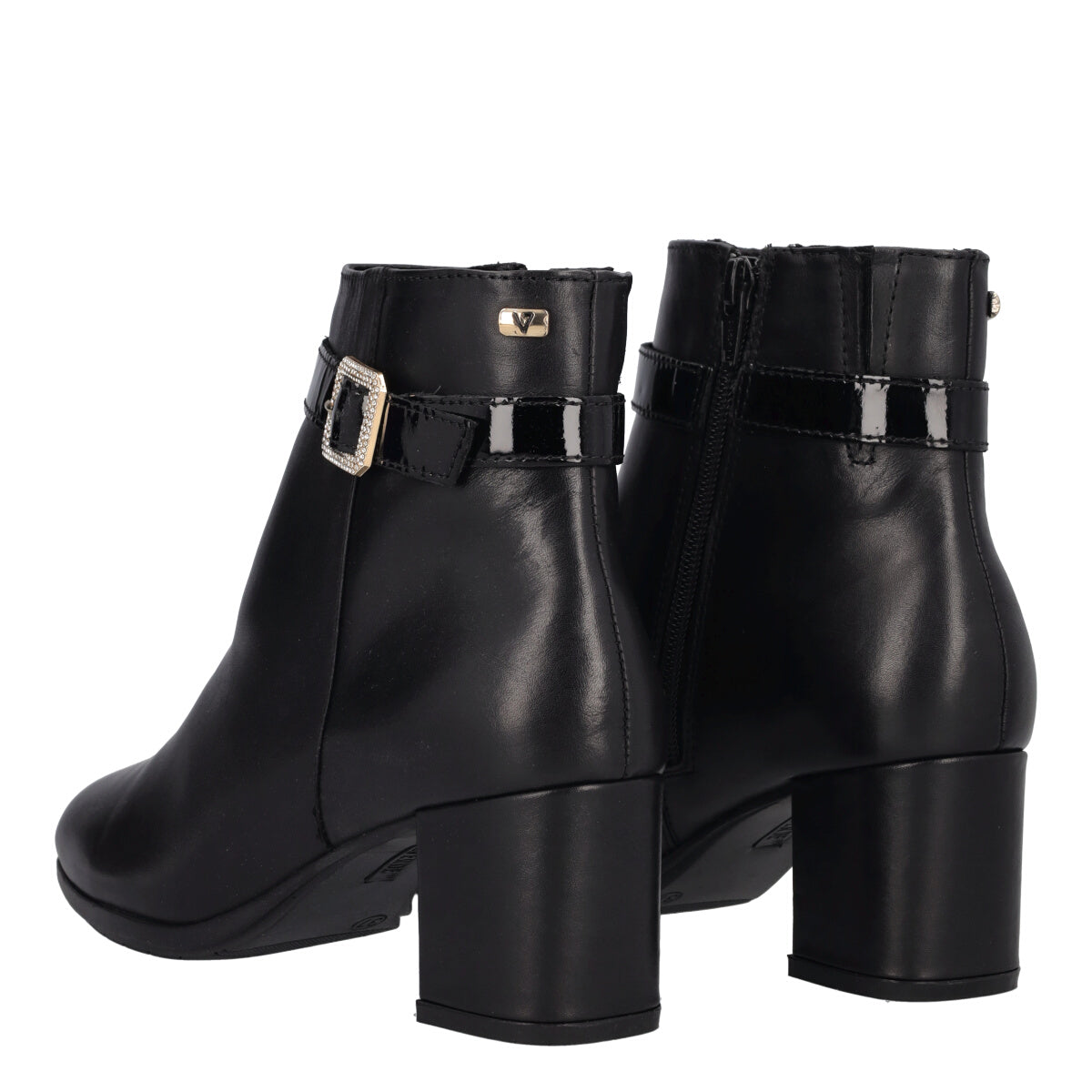 Stivaletti pelle tacco 6 cm