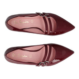 Ballerine Donna Bordeaux in Vernice