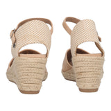 Espadrillas con Zeppa Donna Beige