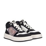 Sneakers Alte Bambina Bianche e Nere