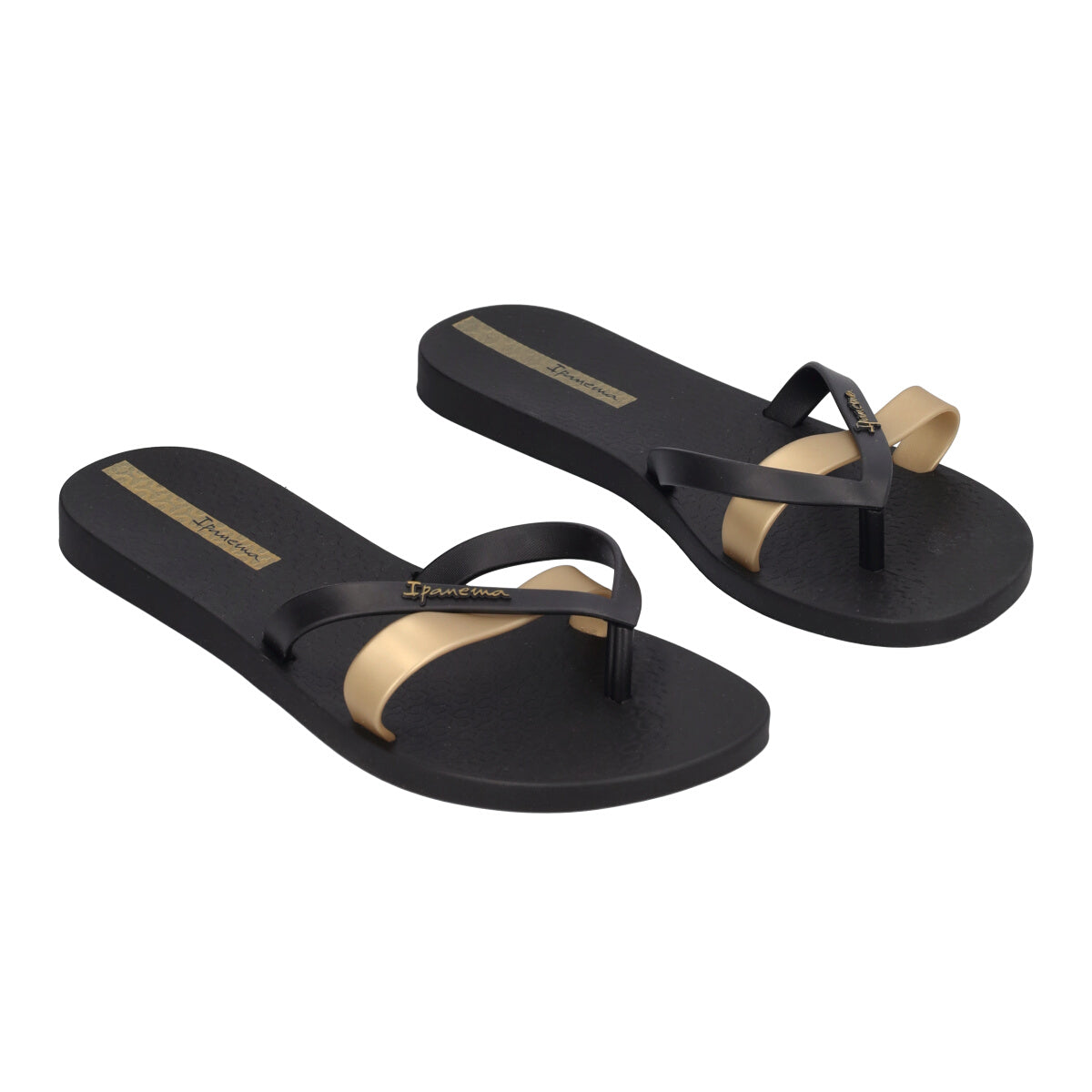 KIREI FEM Infradito Nere e Oro