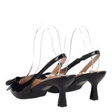 Slingback Donna Vernice Nere