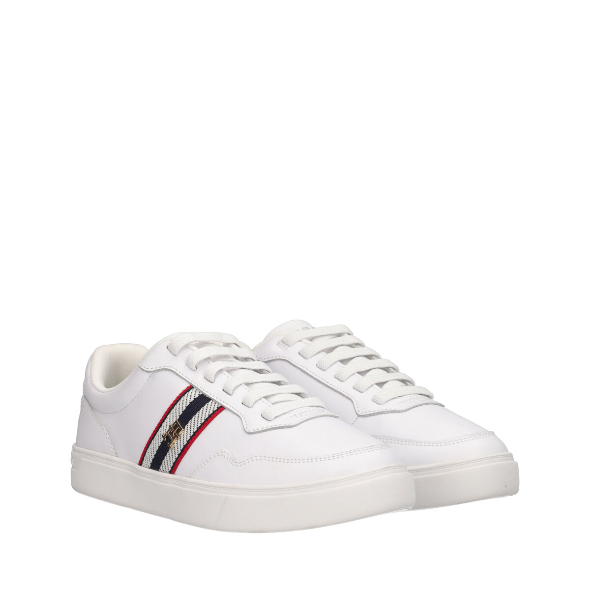TH WEBBING CUPSOLE Sneakers Donna Bianche