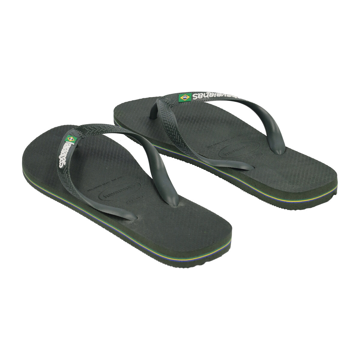 BRASIL LOGO Infradito Uomo Verde Oliva