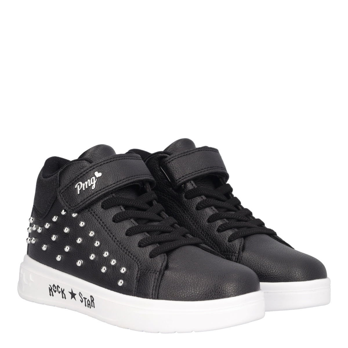 GIRL GLAM Polacchi Bambina Neri