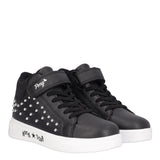 GIRL GLAM Polacchi Bambina Neri