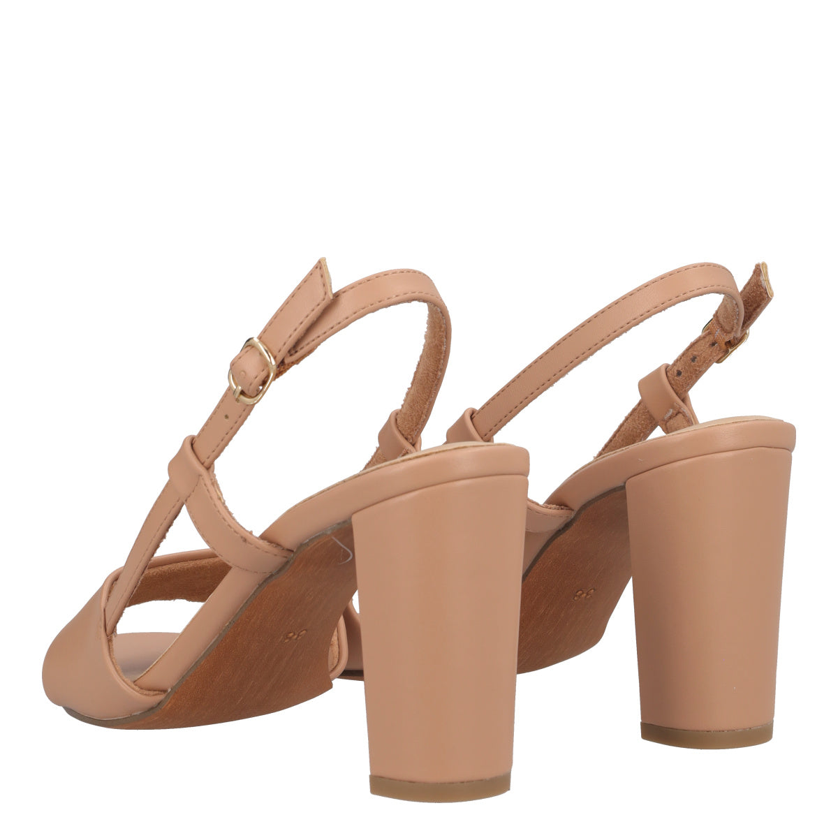 Sandali con Tacco Donna Beige
