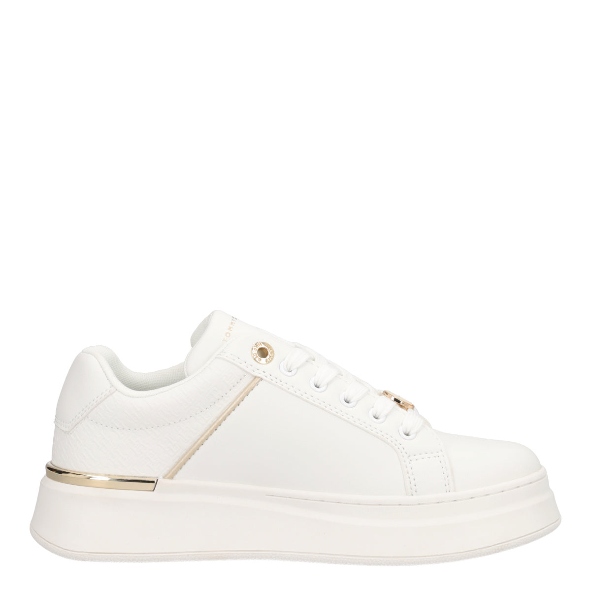 Sneakers Donna Bianche e Oro