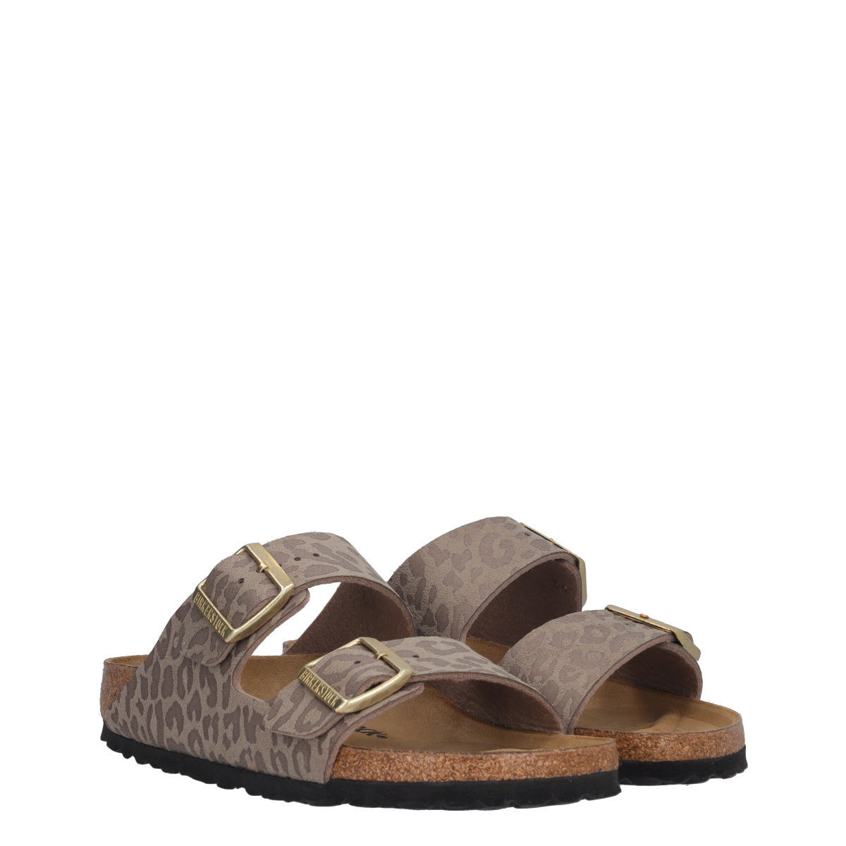 ARIZONA Ciabatte Donna Grigie Leopardate