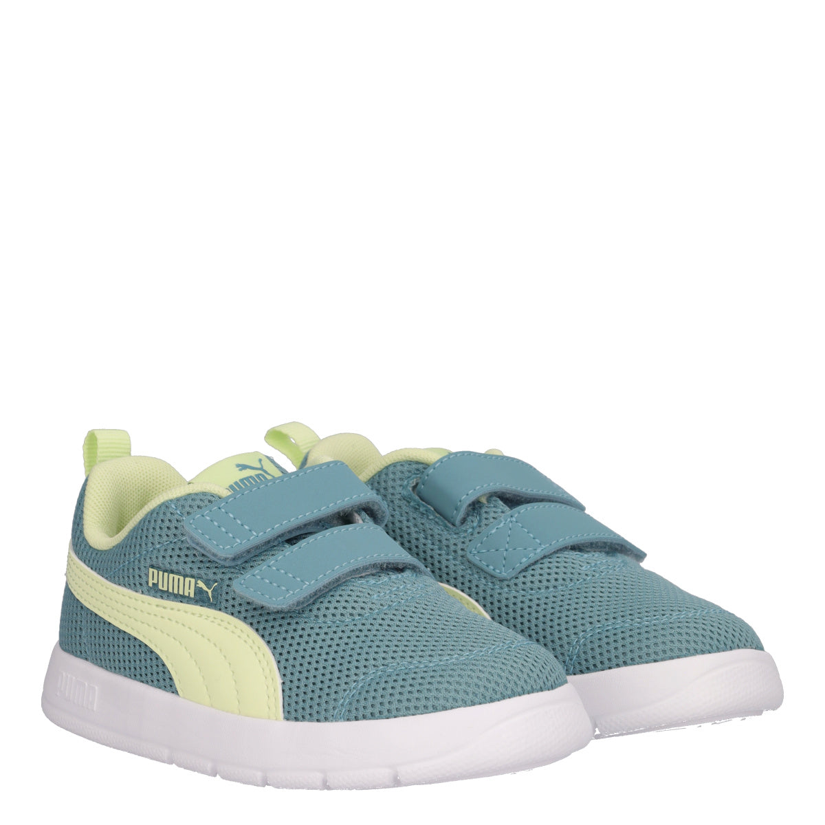COURTFLEX V3 MESH INF Sneakers Junior verdi e Gialle