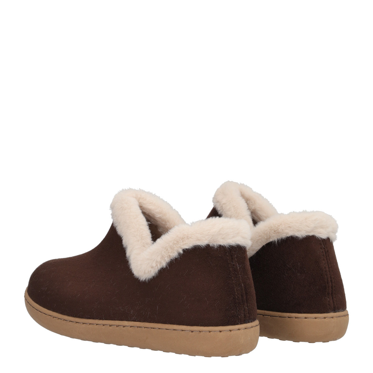 Pantofole Donna Marroni