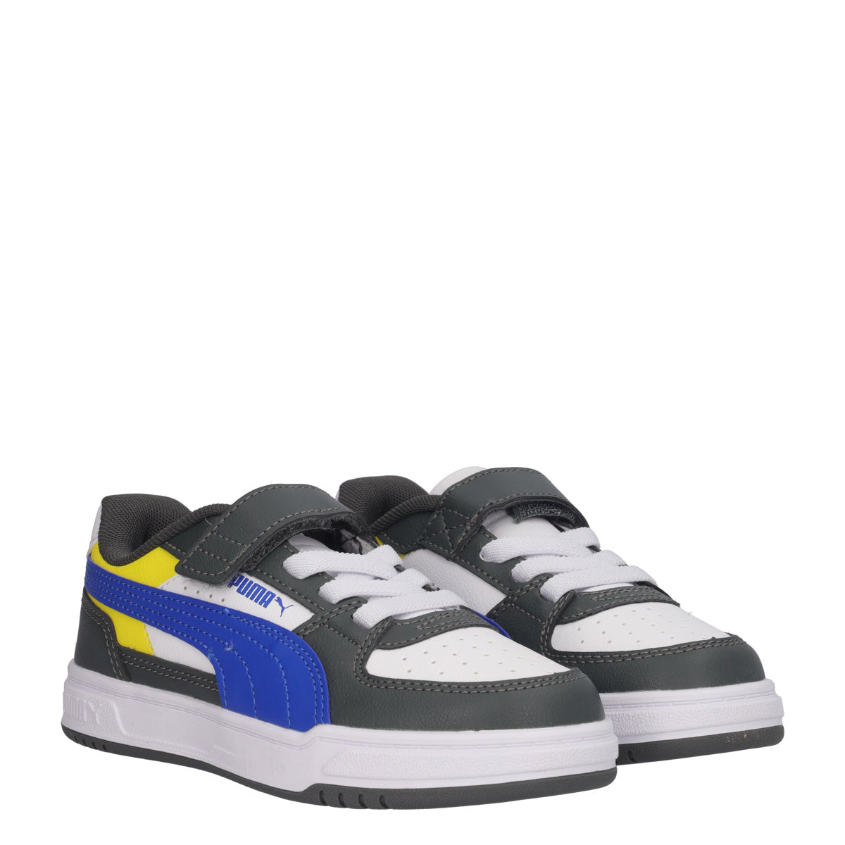CAVEN III BLOCK AC PS Sneakers Junior Bianche, Grigie e Blu