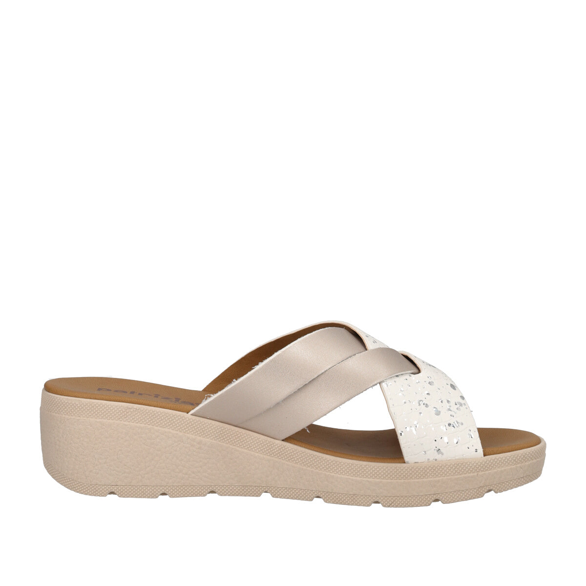 Ciabatte Donna Bianche e Argento