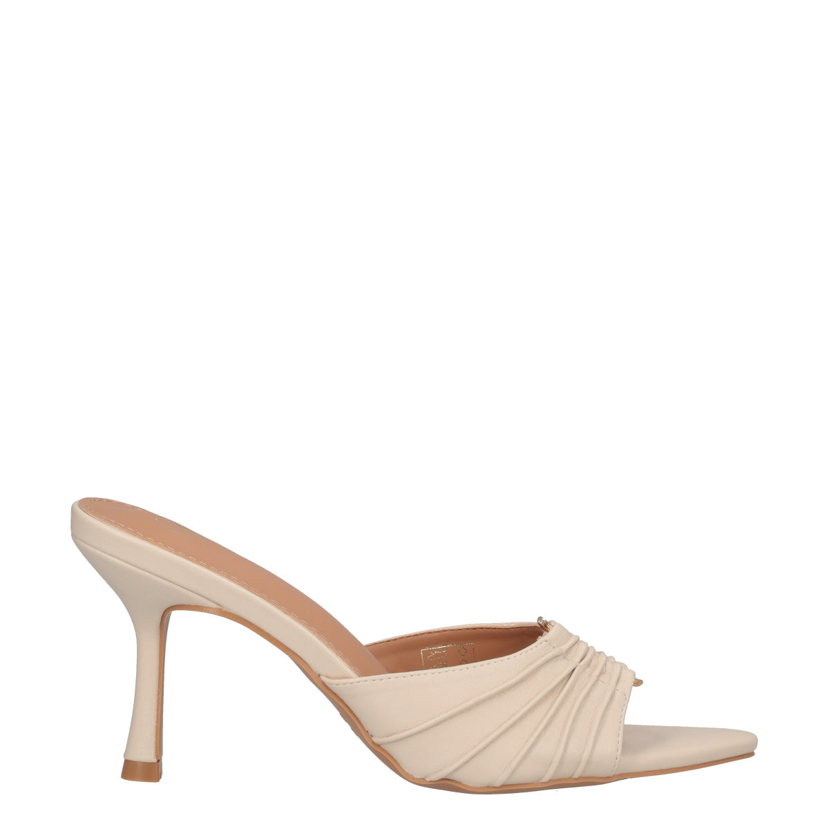 Sandali con Tacco Donna Beige