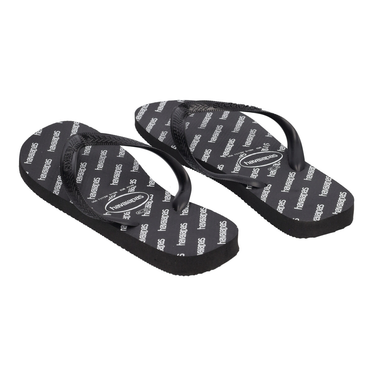 TOP LOGOMANIA Infradito Uomo Nere