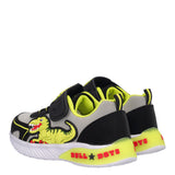 VELOCIRAPTOR Sneakers Bambino Gialle, Grigie e Nere con Luci