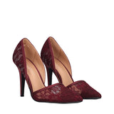 Decolletè Donna Burgundy