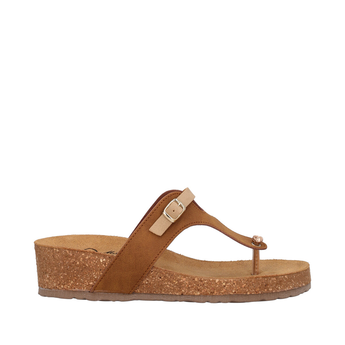 Infradito Donna Marrone e Beige