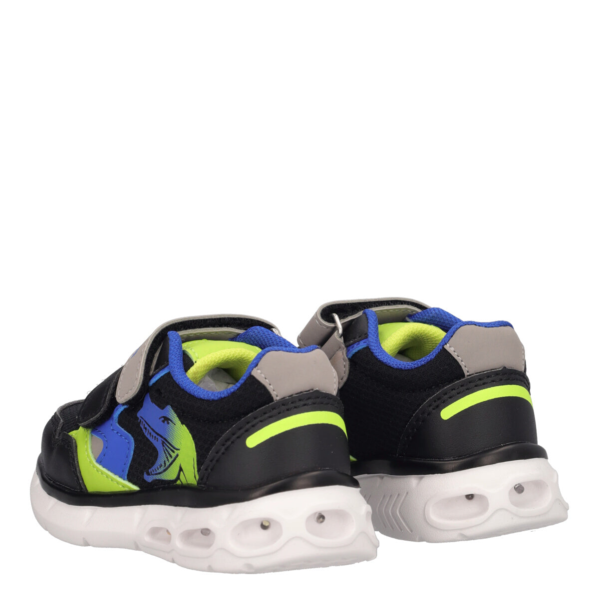CRILLO Sneakers Bambino Nere, Blu e Grigie con Luci