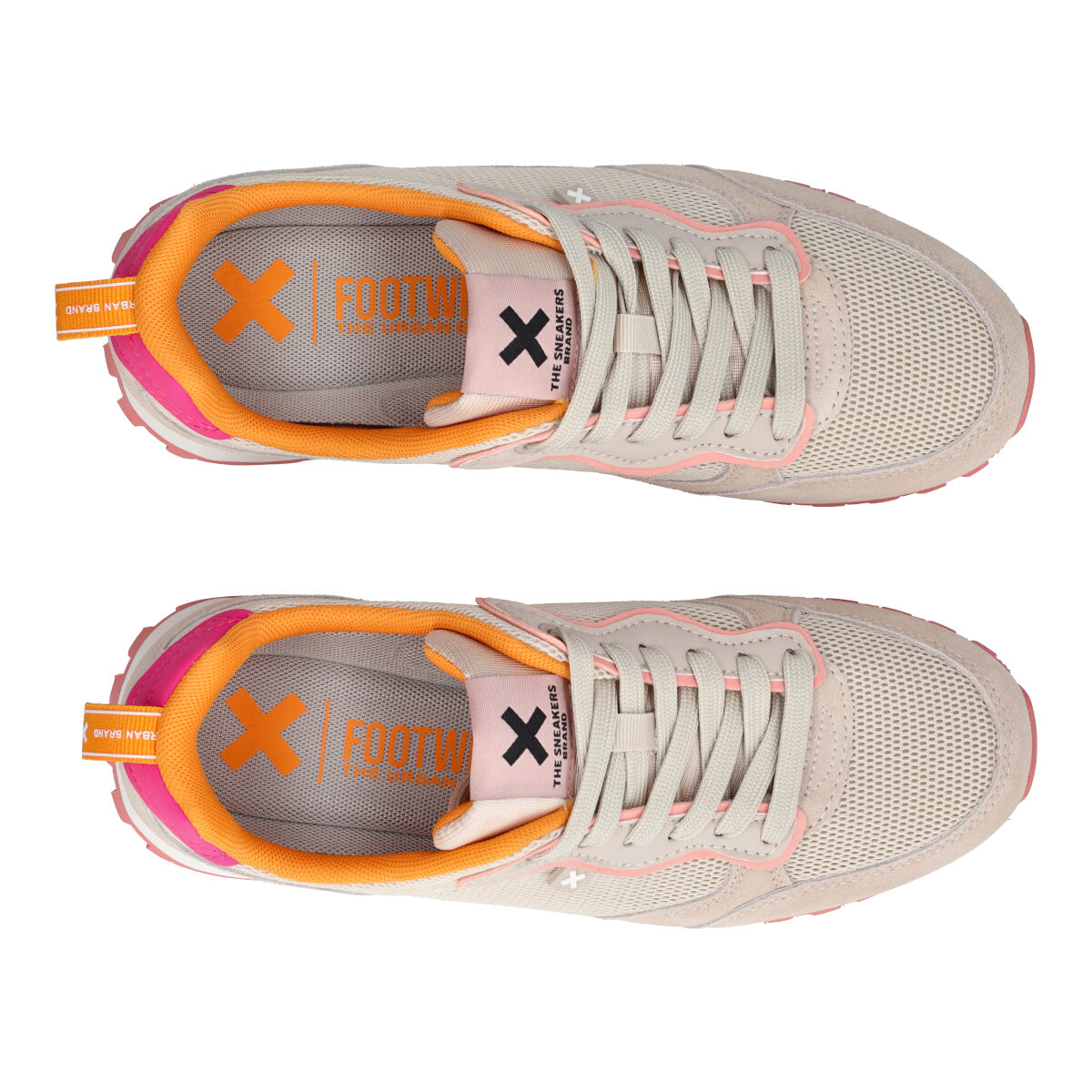 Sneakers Donna Beige Casual