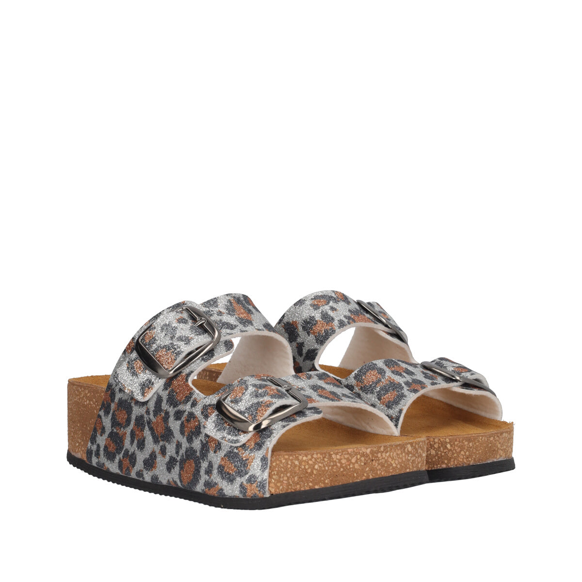 Ciabatte Donna Silver Glitter