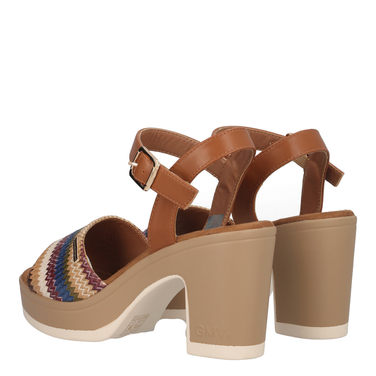 Sandali con Tacco Donna Multicolor