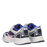 RT25 U PS LOW CUT Running Junior Bianche e Blu