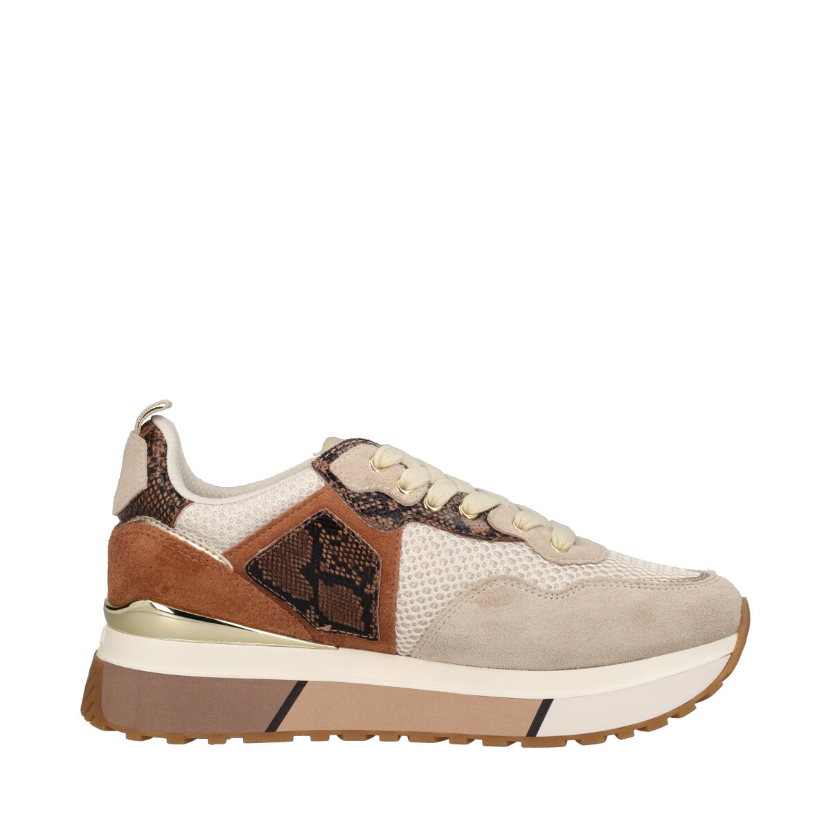 LIU JO MAXI WONDER 01 Sneakers Donna Beige