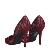 Decolletè Donna Burgundy