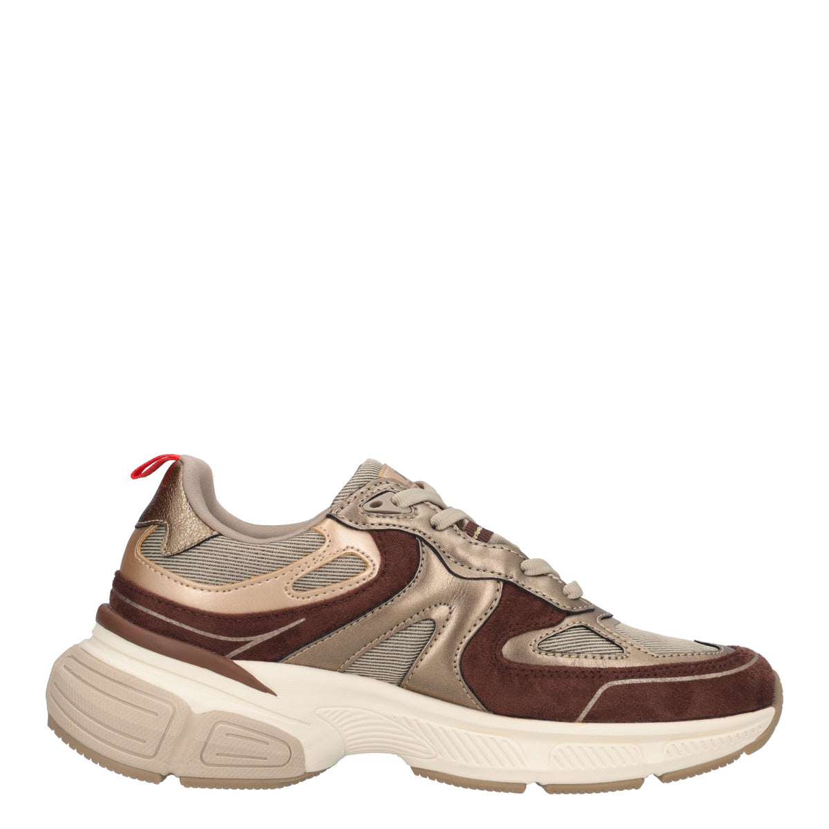 Sneakers Donna Marrone e Beige