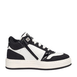 Sneakers Alte Bambina Bianche e Nere