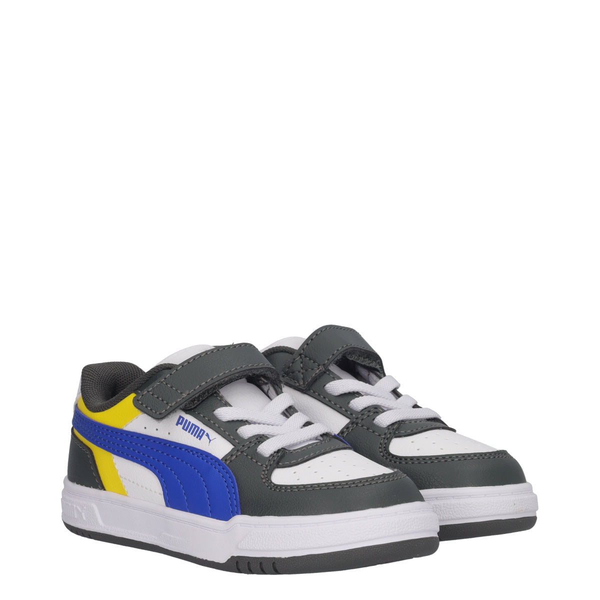 CAVEN III BLOCK AC INF Sneakers Junior Bianche, Grigie e Blu