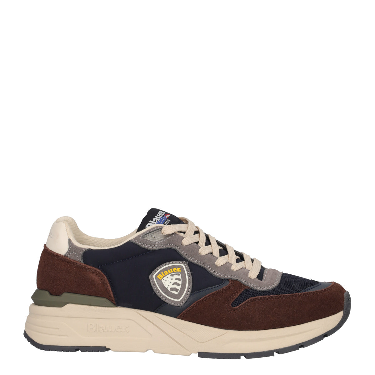 RAY 02 Sneakers Uomo Blu e Marroni