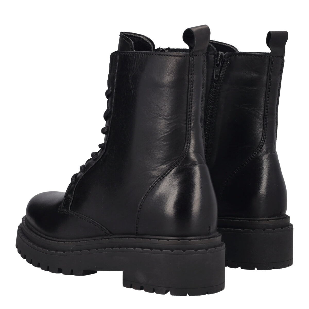 Anfibi Donna Nere in Pelle