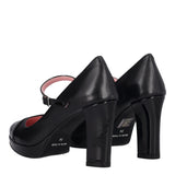 Décolleté Donna Nere con Dettagli in Vernice