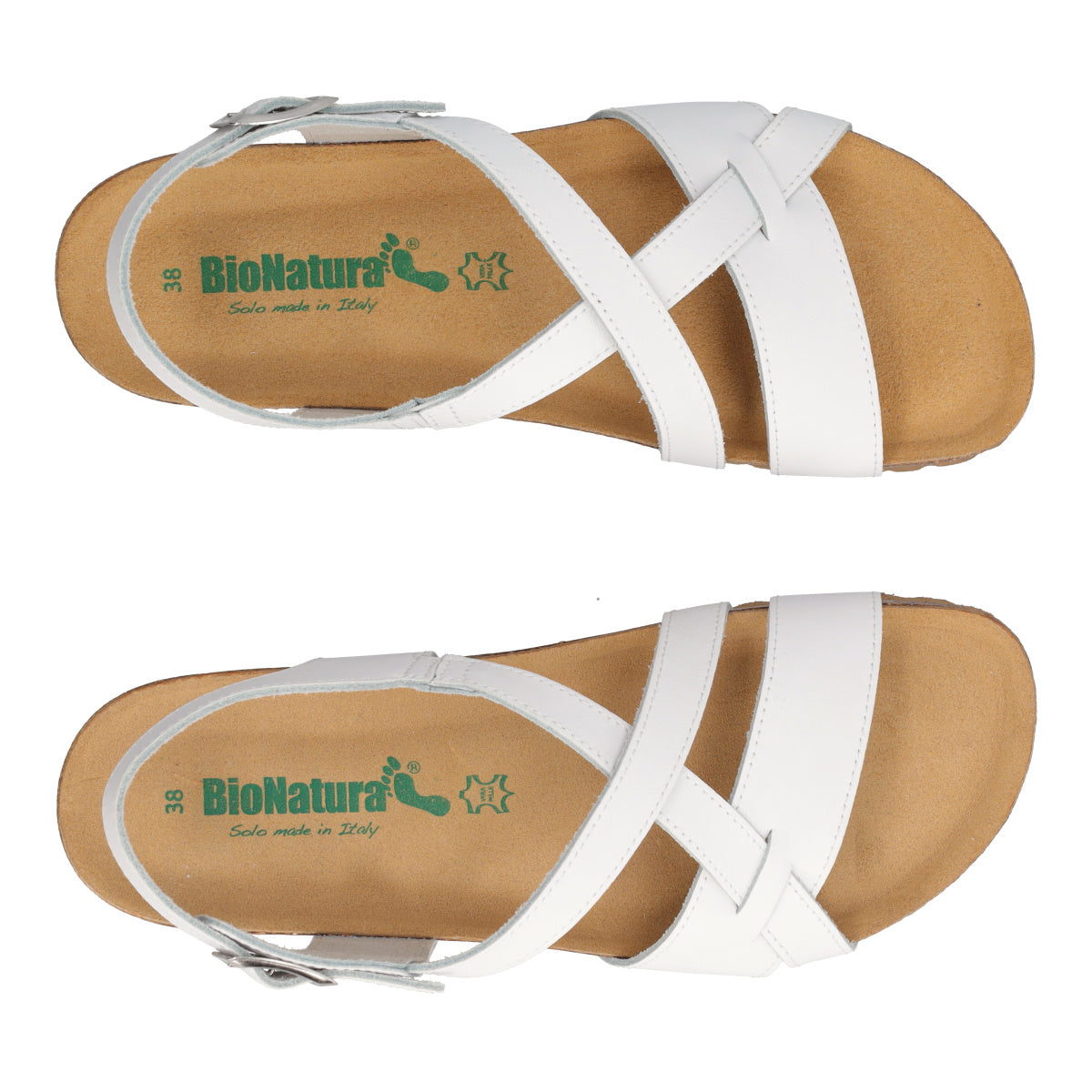 826 Sandali Donna Bianchi
