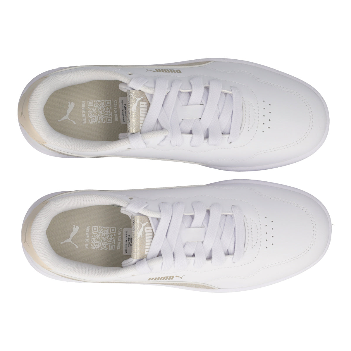 COURT LALLY METALLIC WHISPER Sneakers Donna Bianche e Oro