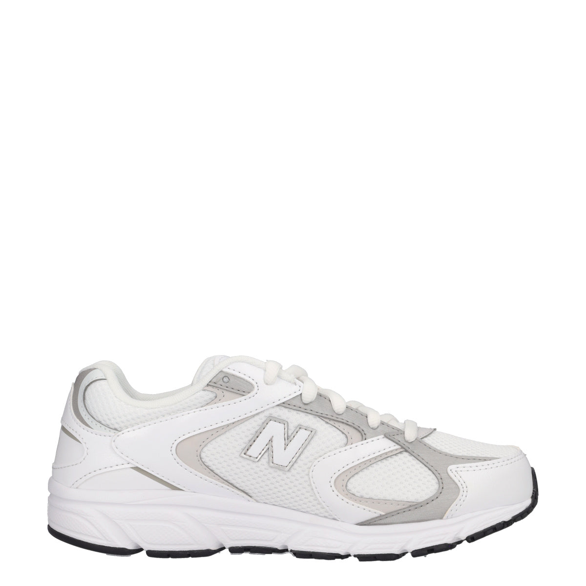 408 Sneakers Ragazzi Bianche e Argento