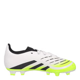 PREDATOR CLUB FG MG Scarpe da Calcio Junior Bianche e Nere