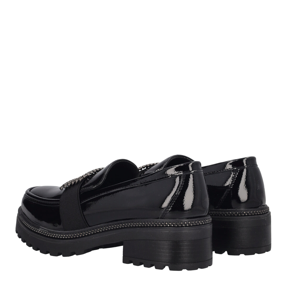 Mocassini Donna Neri in Vernice