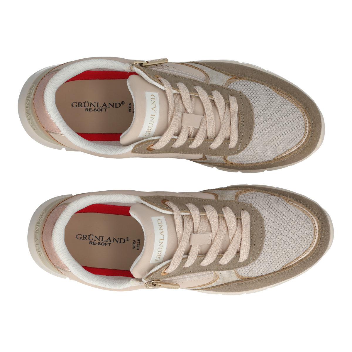 SACE Sneakers Comfort Donna Taupe e Beige